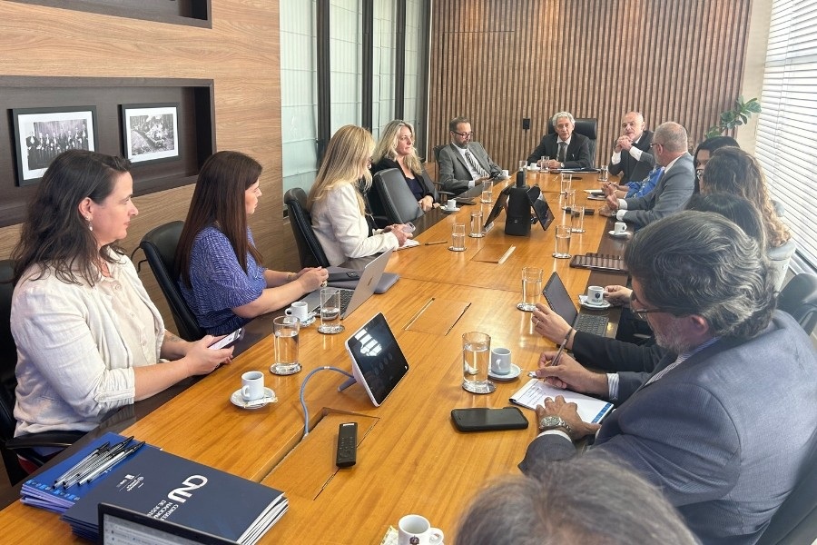 Reunião com representantes do Judiciário e Executivo em Rondônia. Foto: ascom TJRO